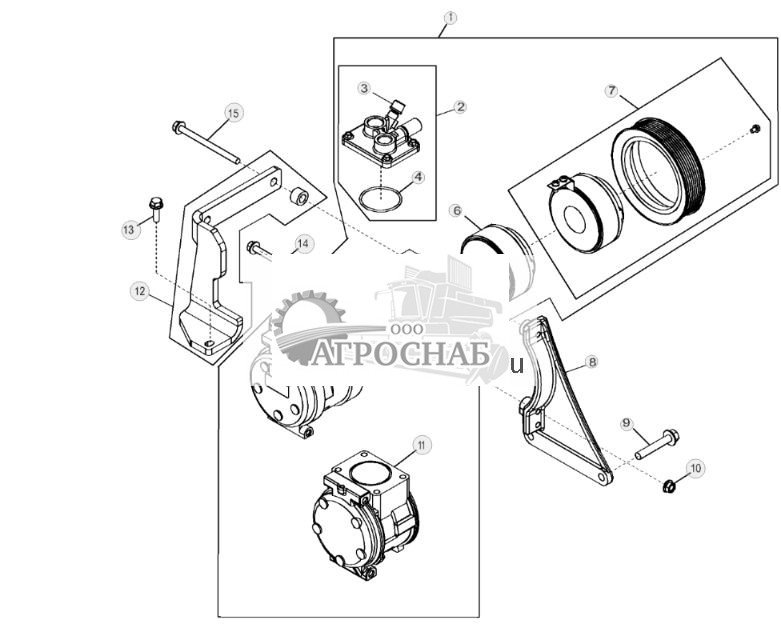 7414 Компрессор кондиционера воздуха - ST20583 63.jpg